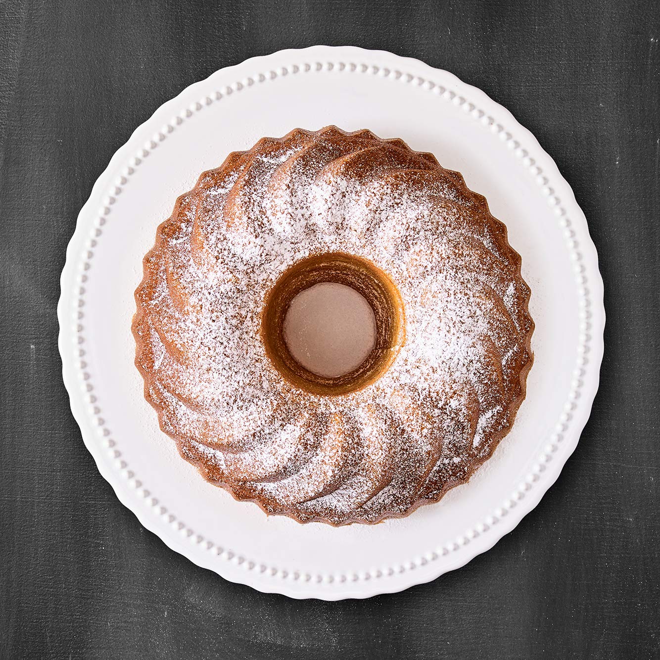 RBV Birkmann 443648 Assiette à gâteau, style vintage, en céramique, blanc, diamètre : 25 cm