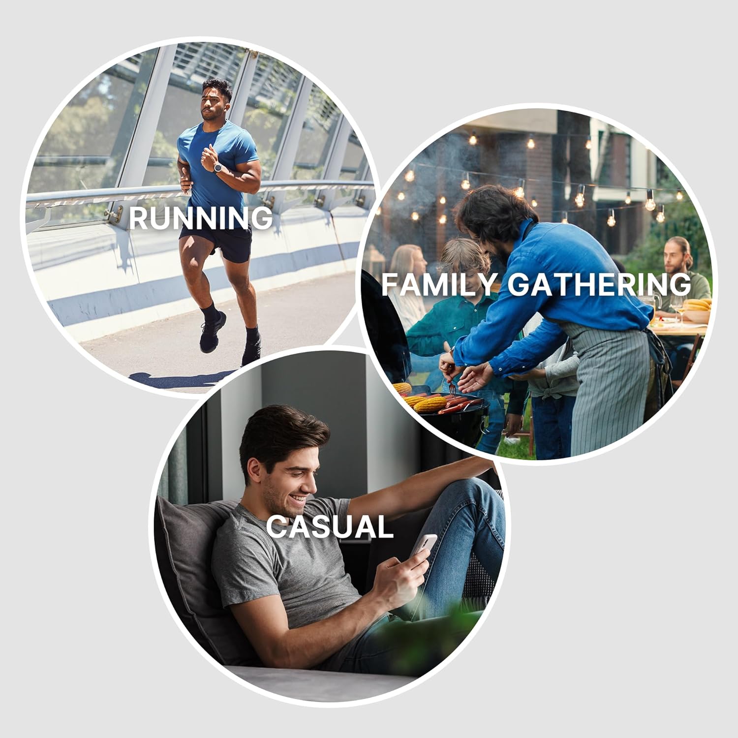 Ohoo Men's Zip Up Hoodie Lightweight Sweatshirt Full Zip Hooded Jacket - Image 6