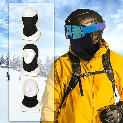 Miniatura 6 de Balaclava Ski Mask Thermal Elastic Breathable Winter Face Mask for Cold Weather Perfect for Skiing Ice Fishing Men
