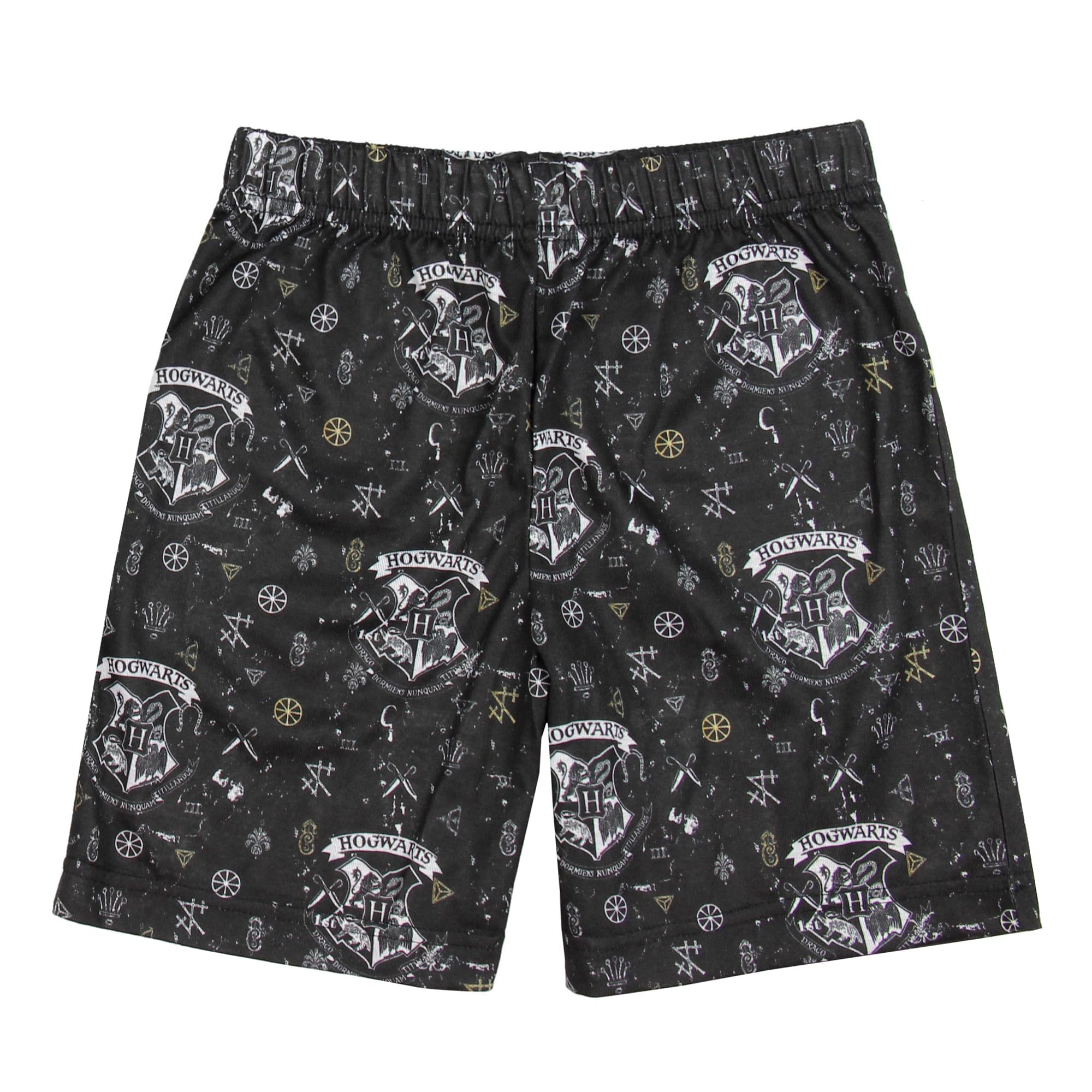 Harry Potter Jungen Hogwarts Wizard Crest Pajama Short Set Hogwarts Wizard Crest Pajama Short Set