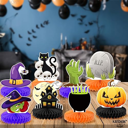 Miniatura 5 de KatchOn, Centros de mesa de Halloween para mesas, paquete de 8, centro de mesa de calabaza para decoraciones de mesa de Halloween, decoración de