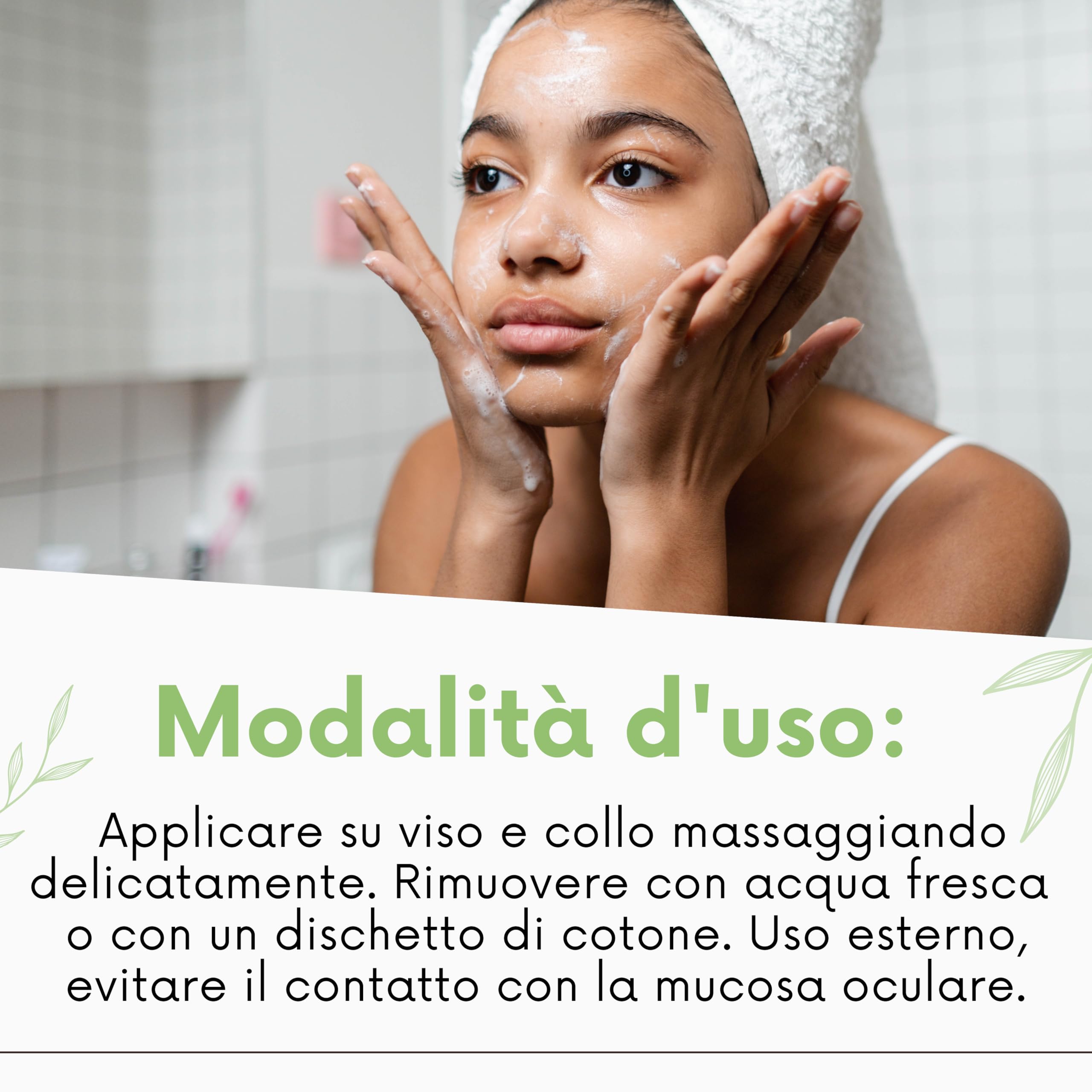 Latte Detergente Struccante Naturale, Deterge e Purifica in Profondità, Ingrediente da Agricoltura Biologica e Made in Italy (500 ml)