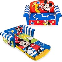 Vista 18 de Muebles Marshmallow para niños, sofá de espuma 2 en 1, Minnie Mouse, por Spin Master