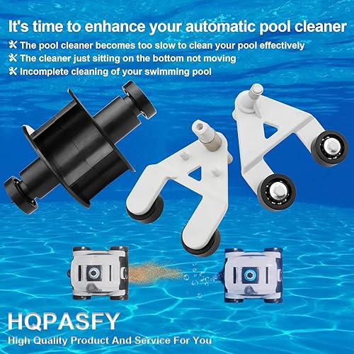 Miniatura 3 de HQPASFY AXV621DAT Kit de turbina y marco A con rodamiento compatible con Hayward Aqua Bug Navigator Wanda The Whale Pool Vac limpiadores de piscina
