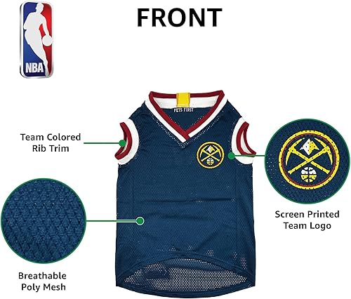 Miniatura 64 de Pets First NBA - Camiseta para perro de Toronto Raptors, camiseta sin mangas, camiseta de baloncesto para mascotas, talla S (RAP-4047-SM)