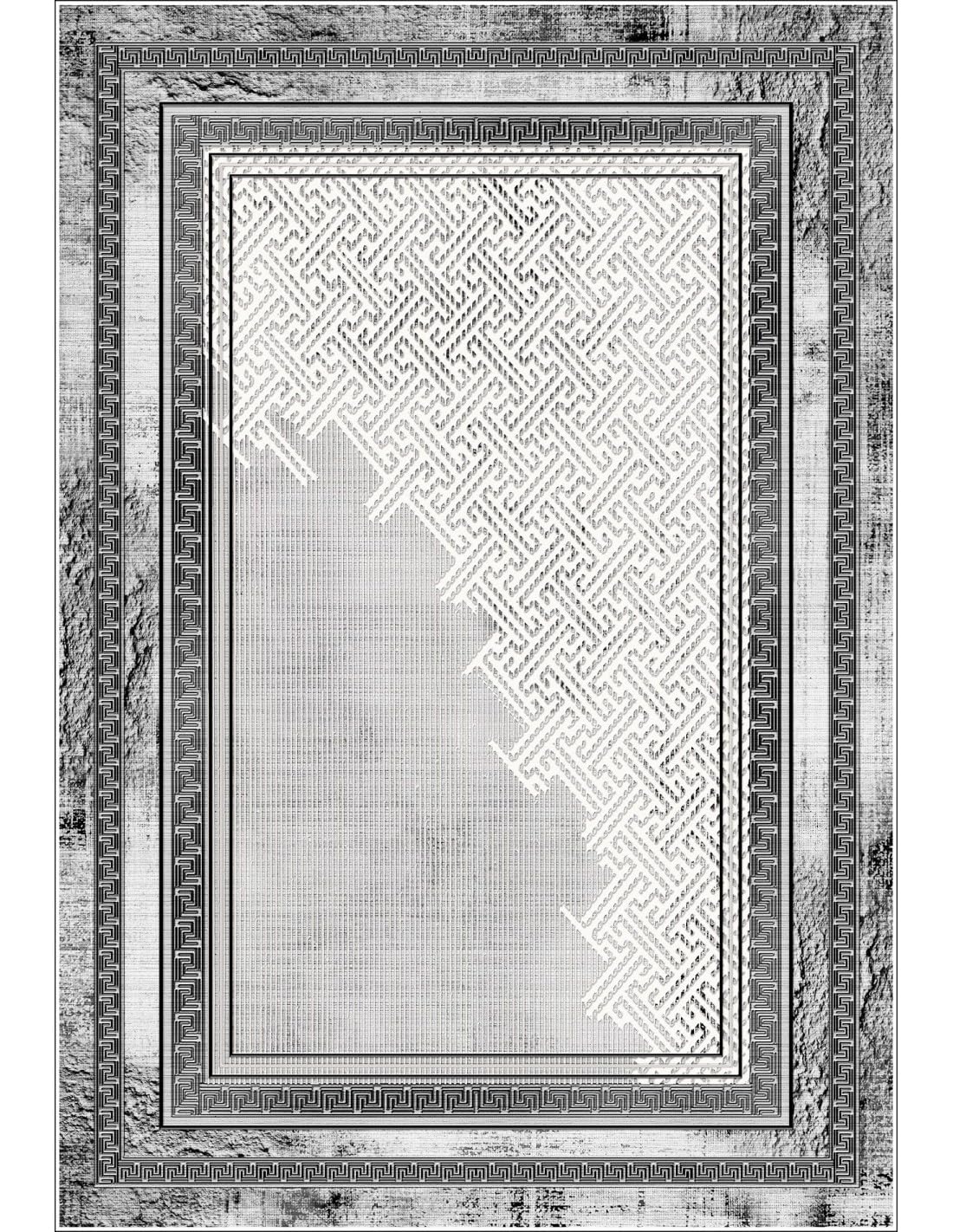 MANI TEXTILE NAJAT Rug Grey 160x230 cm