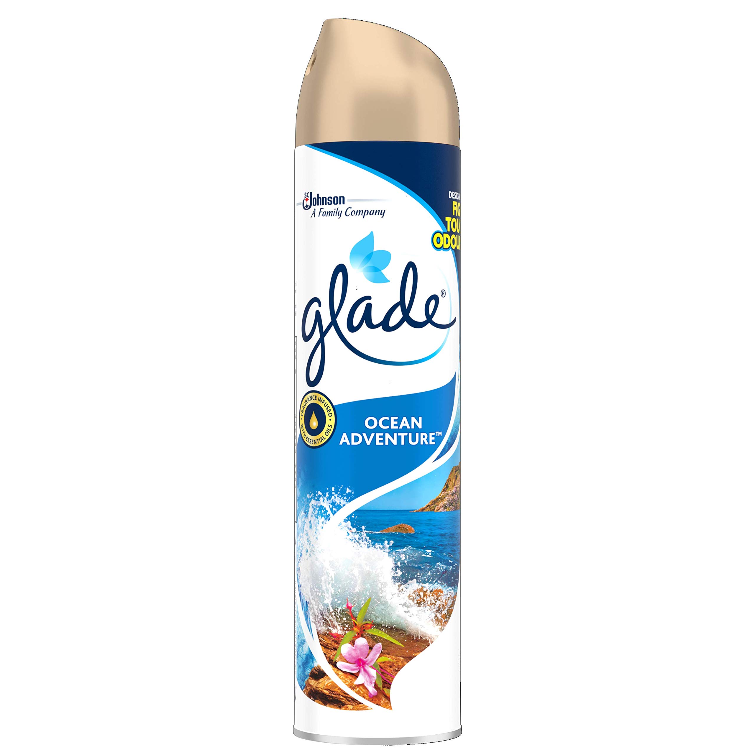Glade Lufterfrischer Aerosol Raumspray Ocean Adventure 12er Pack (12 x 300 ml)