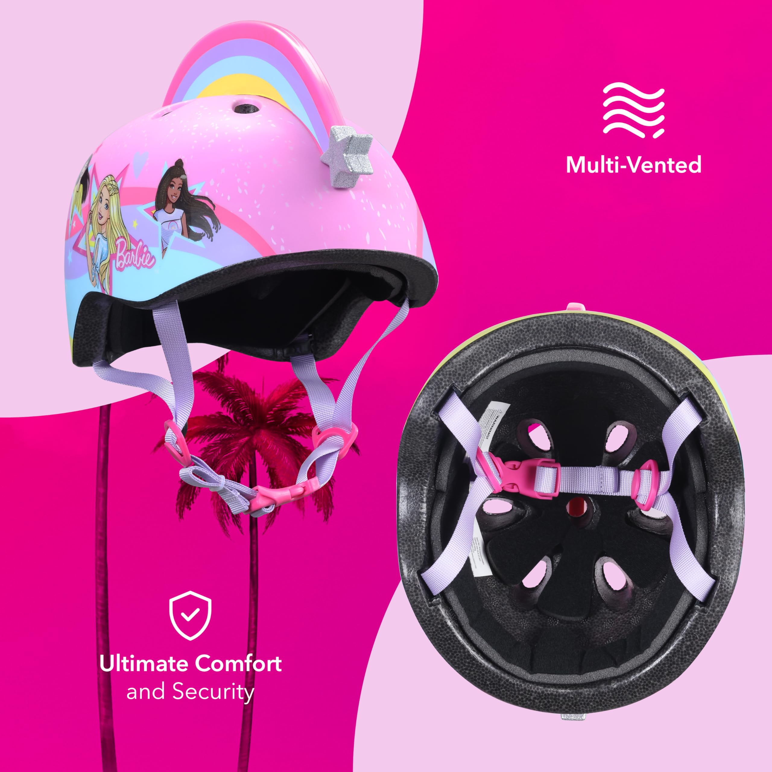 barbie toddler bike helmet Amazon.com: Barbie