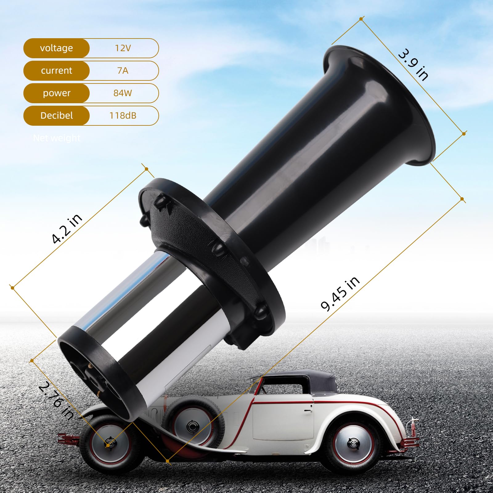 Amazon | FARBIN ウーガホーン クラシックカーホーン 面白いホーン 車