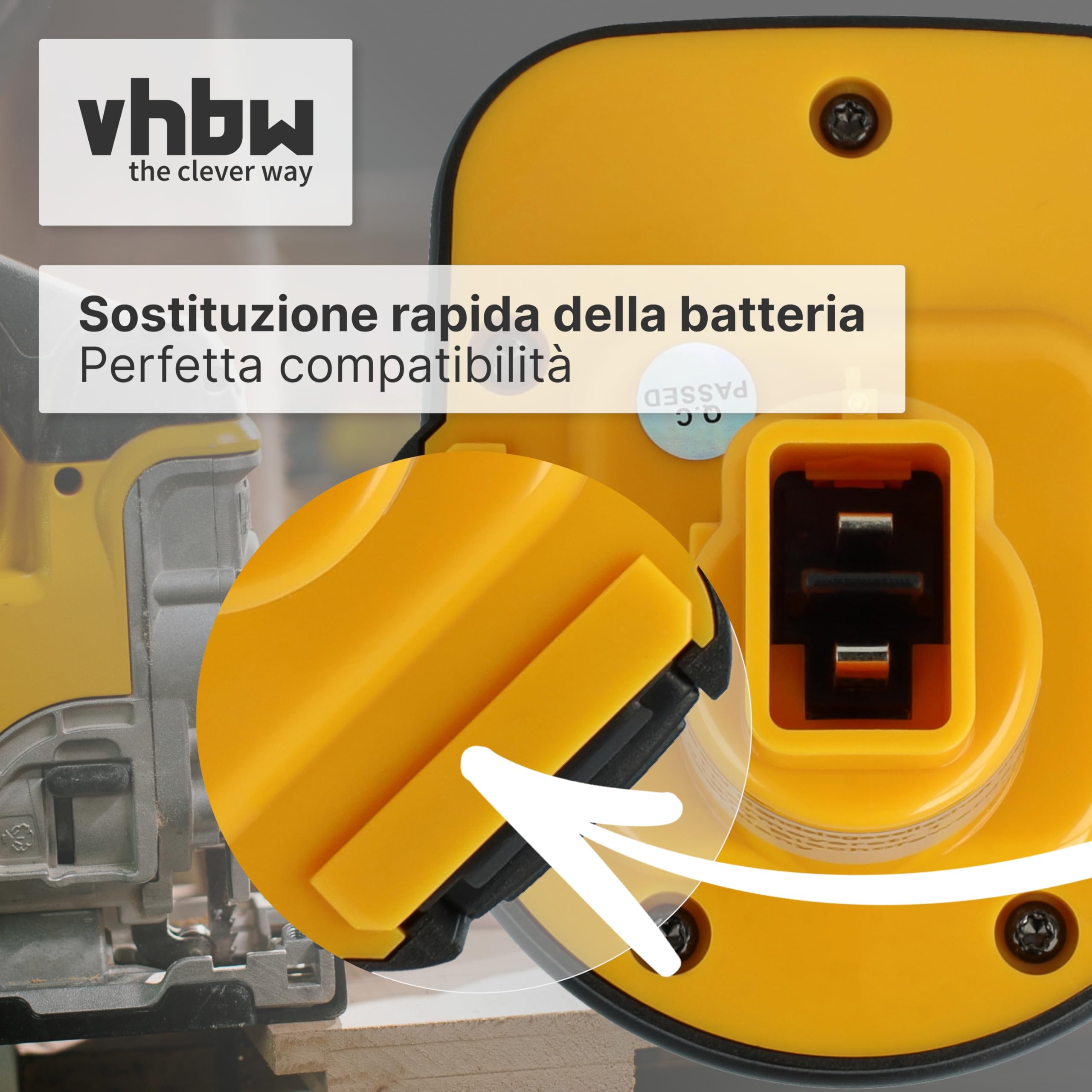 Batteria 12V 2000mAh Ni-MH Compatibile Black & Decker CD1202GK, PS130 E Altri - 2