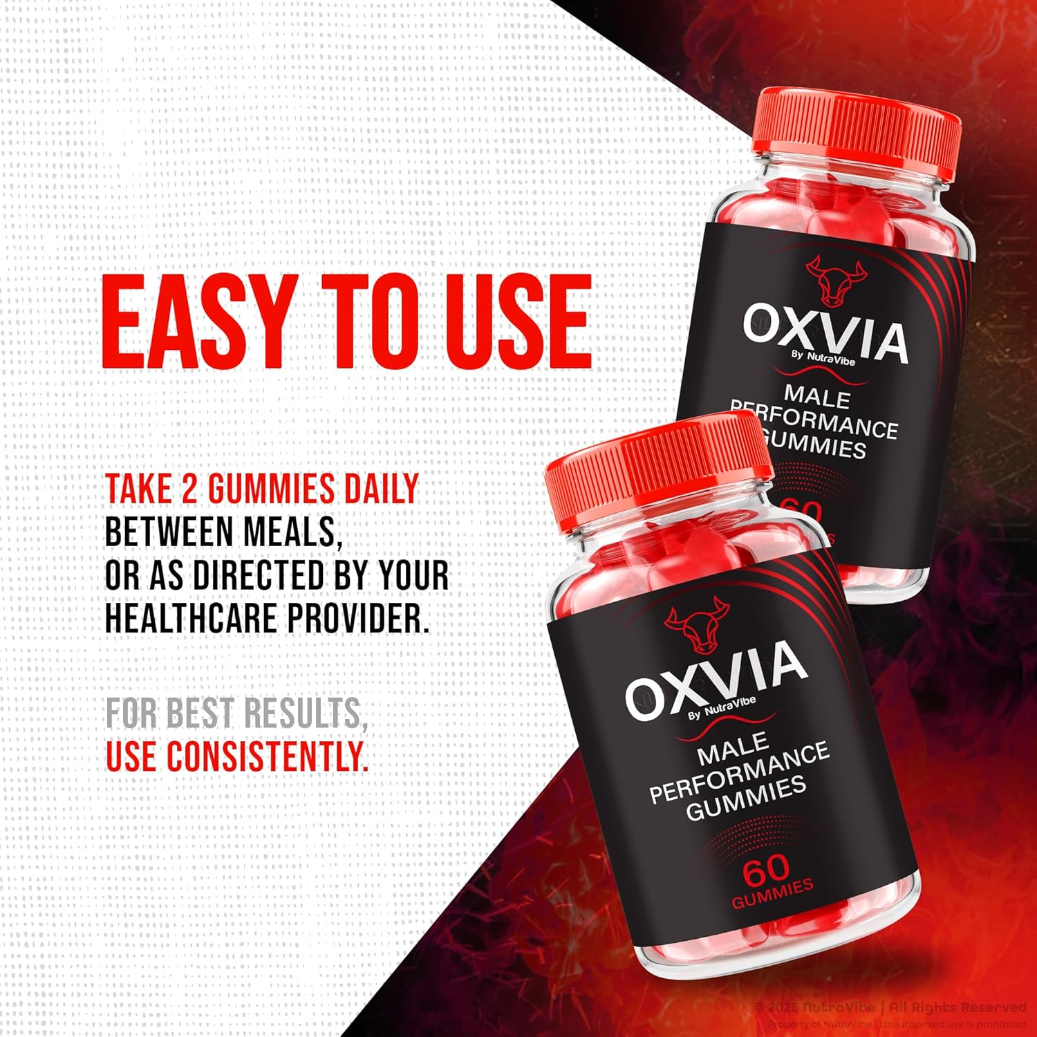 (3 Pack) Oxvia Male Performance Gummies – Original Formula with Premium Ingredients to Support Natural Energy, Stamina & Drive for Active Body | Delicious, Easy to-Chew Gummys, Reviews (180 Gummies)