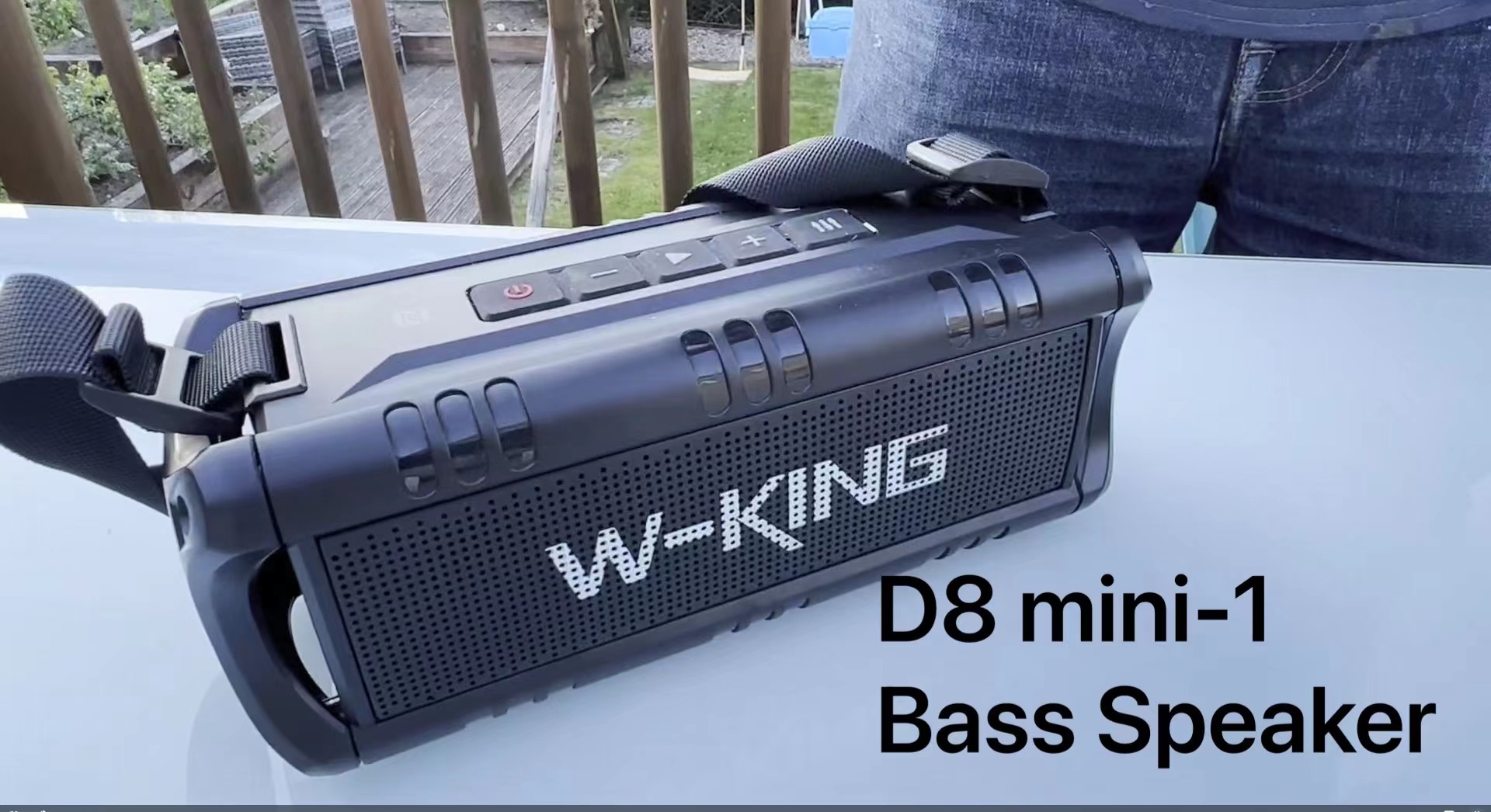 W-KING アウトドアBluetoothスピーカー D8 D8 - Bass Boost | King of Bass | 4 Drivers | Portable Loud