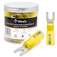 Vista 18 de Wirefy Conectores de pala termorretráctiles – Conectores de alambre de 3 vías – Conectores de doble pala – Terminales de desconexión rápida