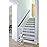 Cardinal Gates SS30 Stairway Special Baby Gate for Top of Stairs - Adjustable Indoor Dog Gate - Aluminum Metal Safety Gate for Kids & Pets - 27 to 42.5 Inches Wide - White - USA Based Company