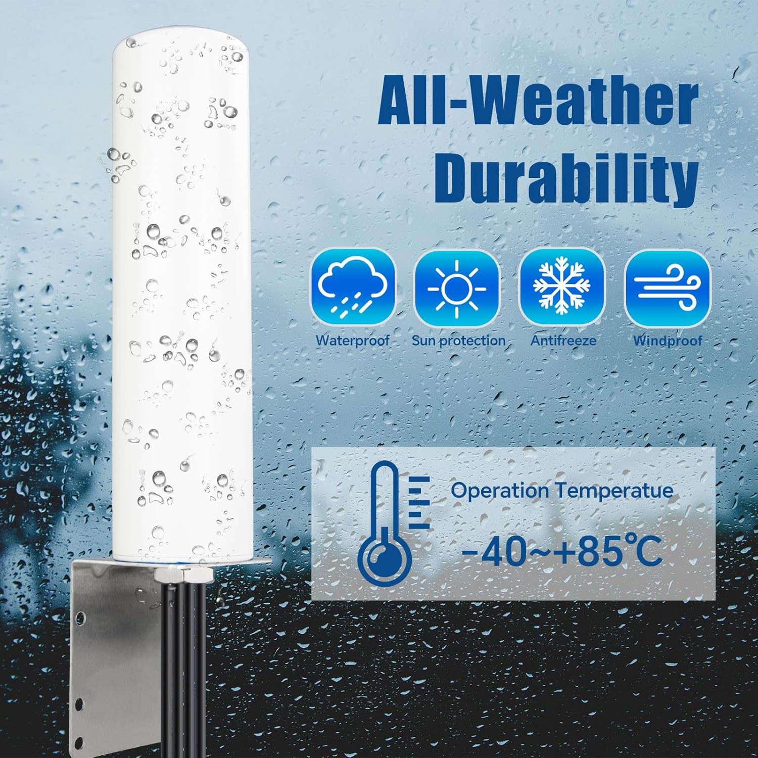 Boobrie 4x4 MIMO 4G LTE 5G Antenna 600-6000MHz Omnidirectional WiFi Antenna with SMA TS9 Connector 9.84ft RG58 Cable for T-Mobile Home Internet Verizon AT&T Modem Routers Gateways Hotspot Cellular