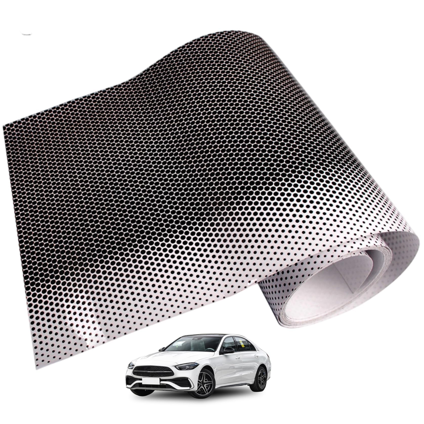 QZMREVKPD Car Sun Strip, for Mitsubishi Colt Z30 / Colt ClearTec 2004-2012 Windscreen Sun Visor,Anti-Glare Windshield Sun Banner,Front Window Tint Shade Band