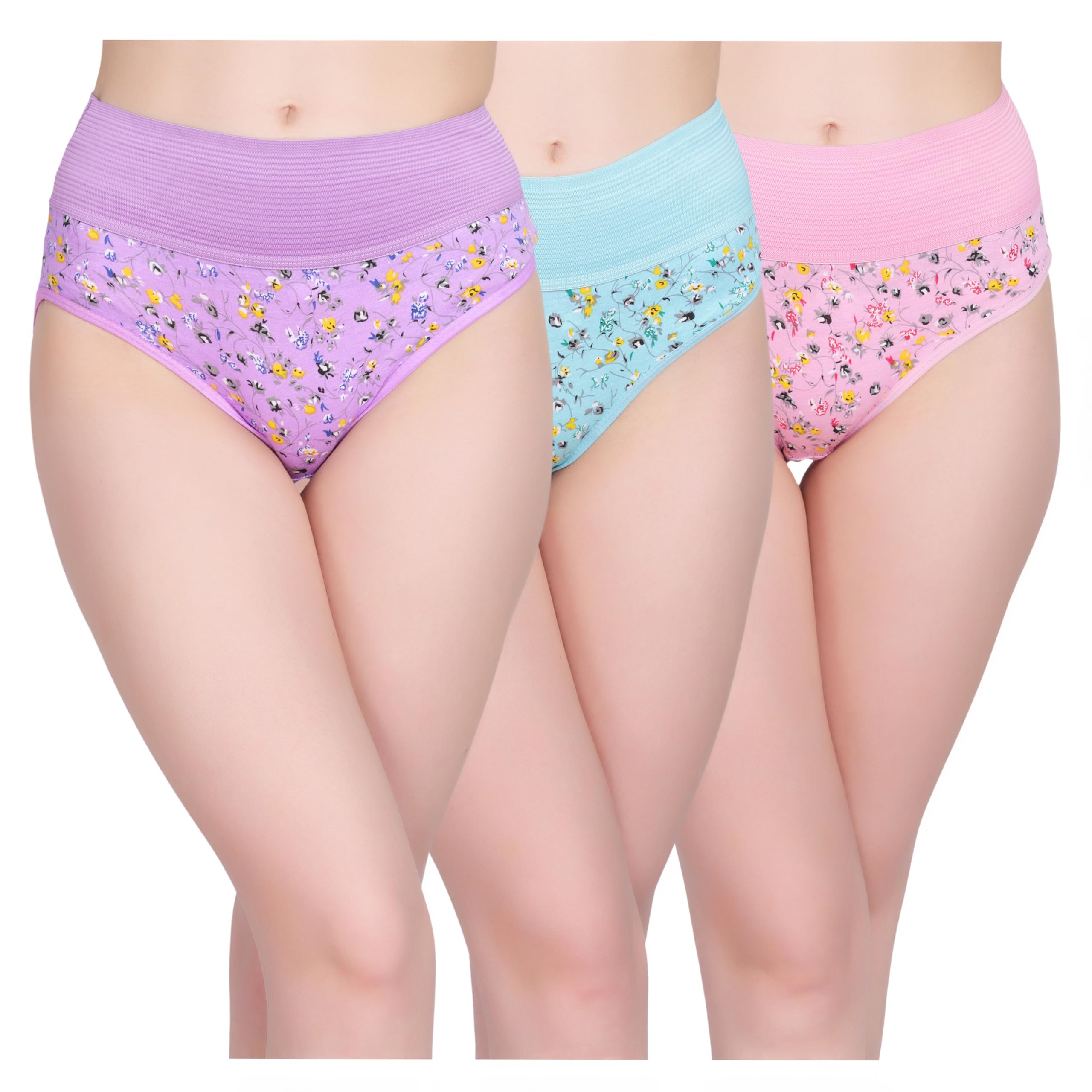 Women Panty Pure Cotton Women's Hipsters, Women's Briefs Pack of 3-picture-24