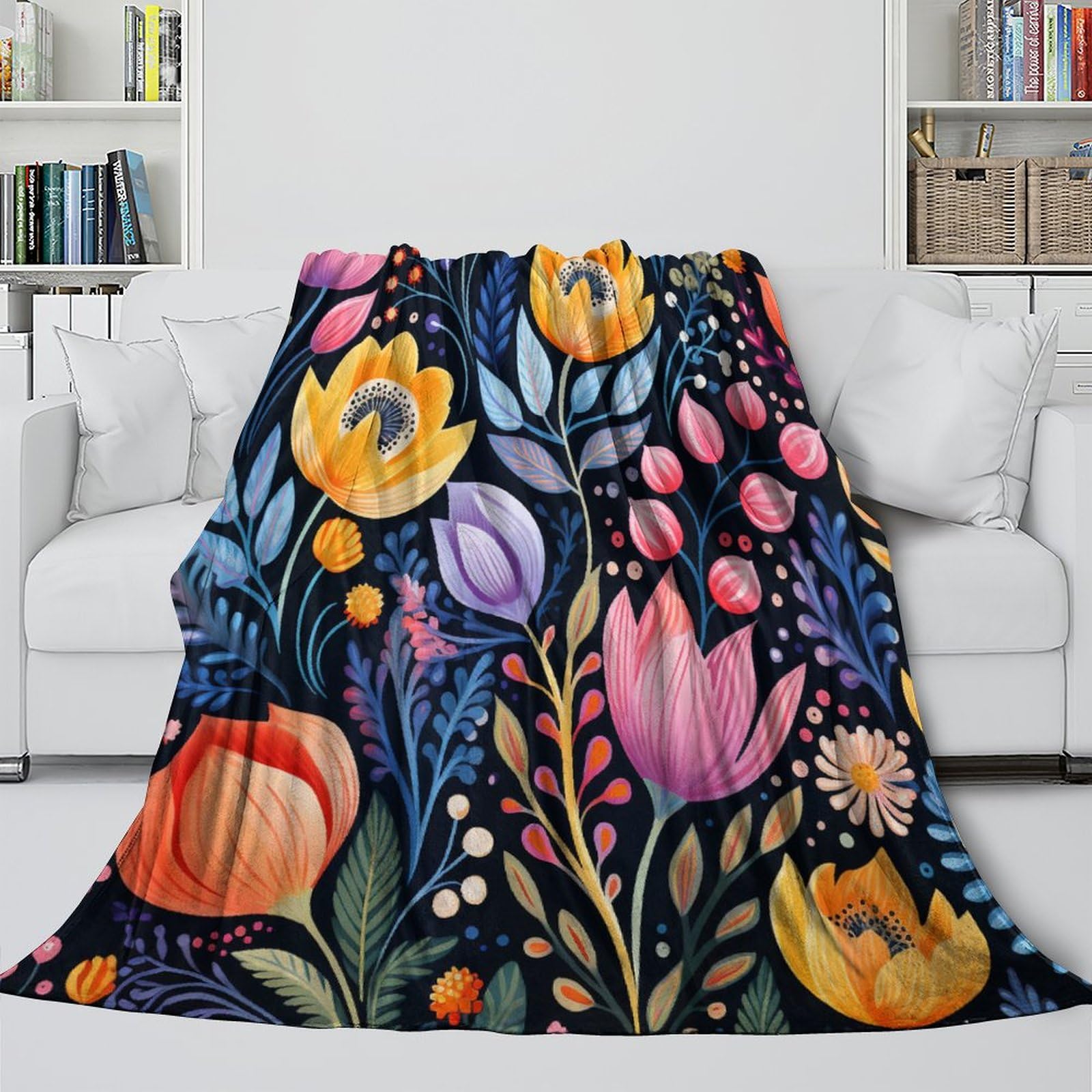 Coperta in morbido pile di flanella, ideale come regalo di compleanno per amici, familiari, regalo di Natale per amici e partner, coperta natalizia per divano e letto, 150 x 200 cm