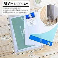 Vista 2 de BAZIC 3187-144 - Sobre transparente con cremallera tamaño carta, caja de 144