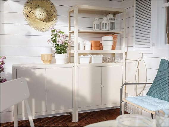 IKEA/IKEA KOLBJORN: Cabinet Indoor/Outdoor 31.5 x 13.8 x 31.9 inches Beige 504.092.99