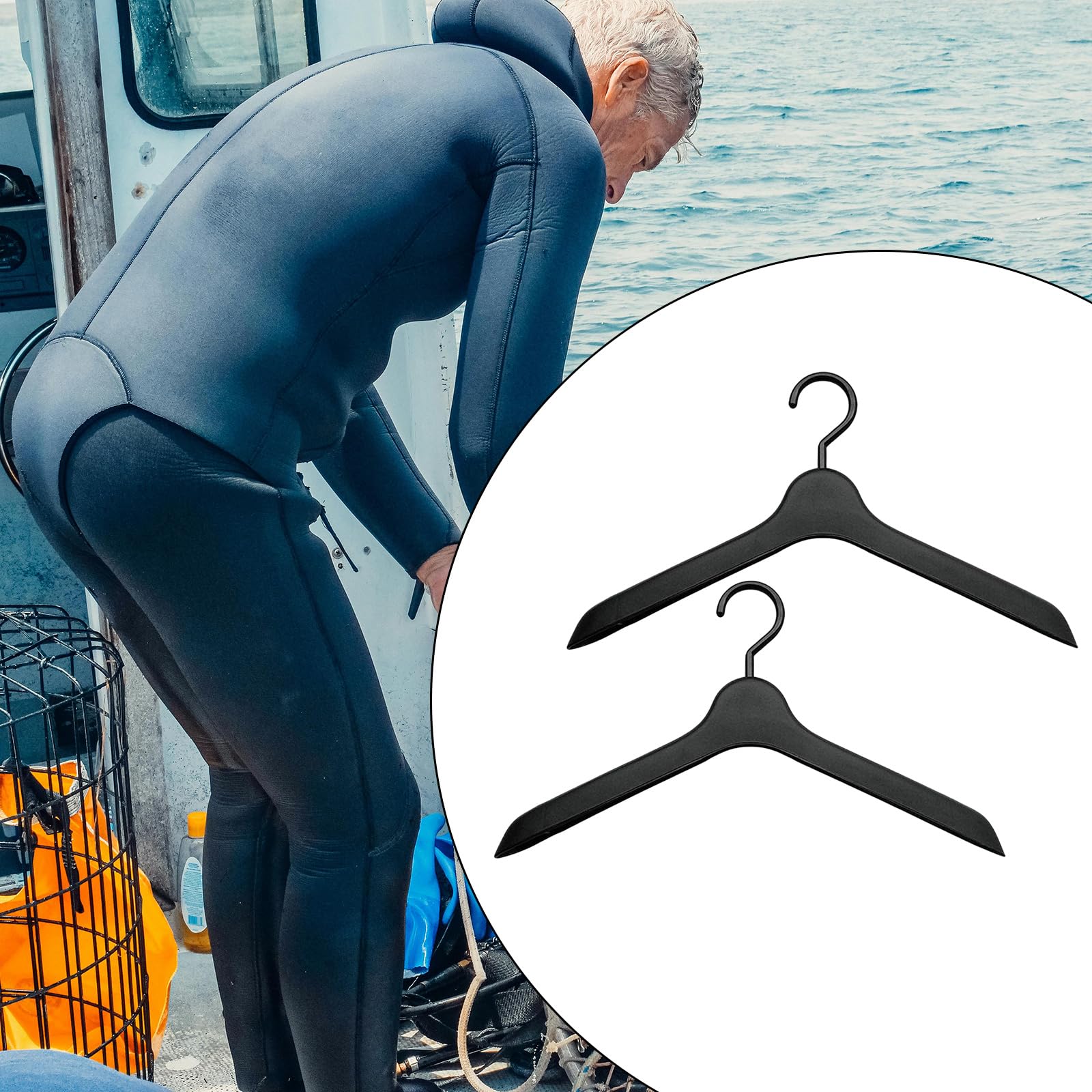 Percha resistente para trajes de neopreno para surf y equipo, multifuncional, resistente para trajes de baño