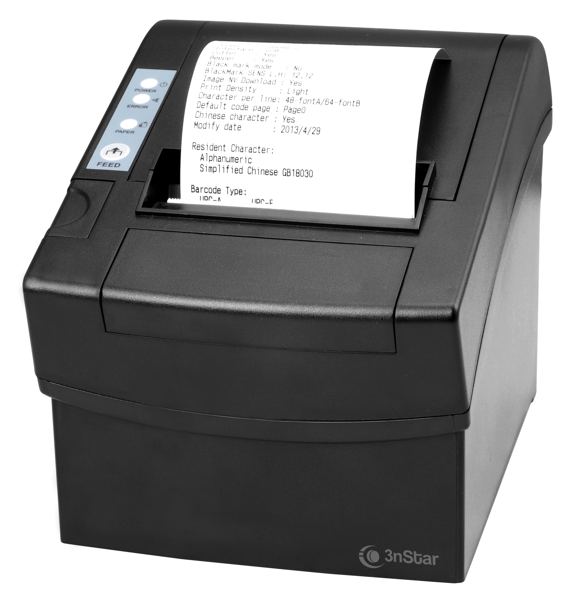 Thermal Receipt Printer 80mm 260mm/s 3 Interfaces - USB/Ethernet/Serial - RPT010