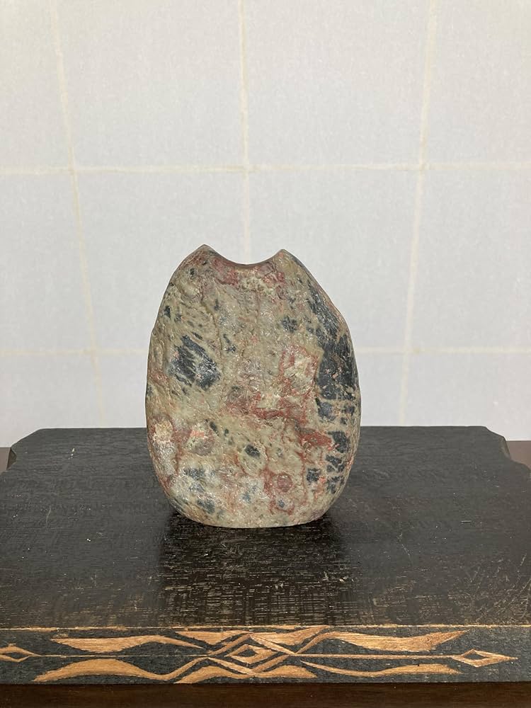 石 花器 Amazon.co.jp: Generic 天然石花瓶 割れない 石のフラワーベース