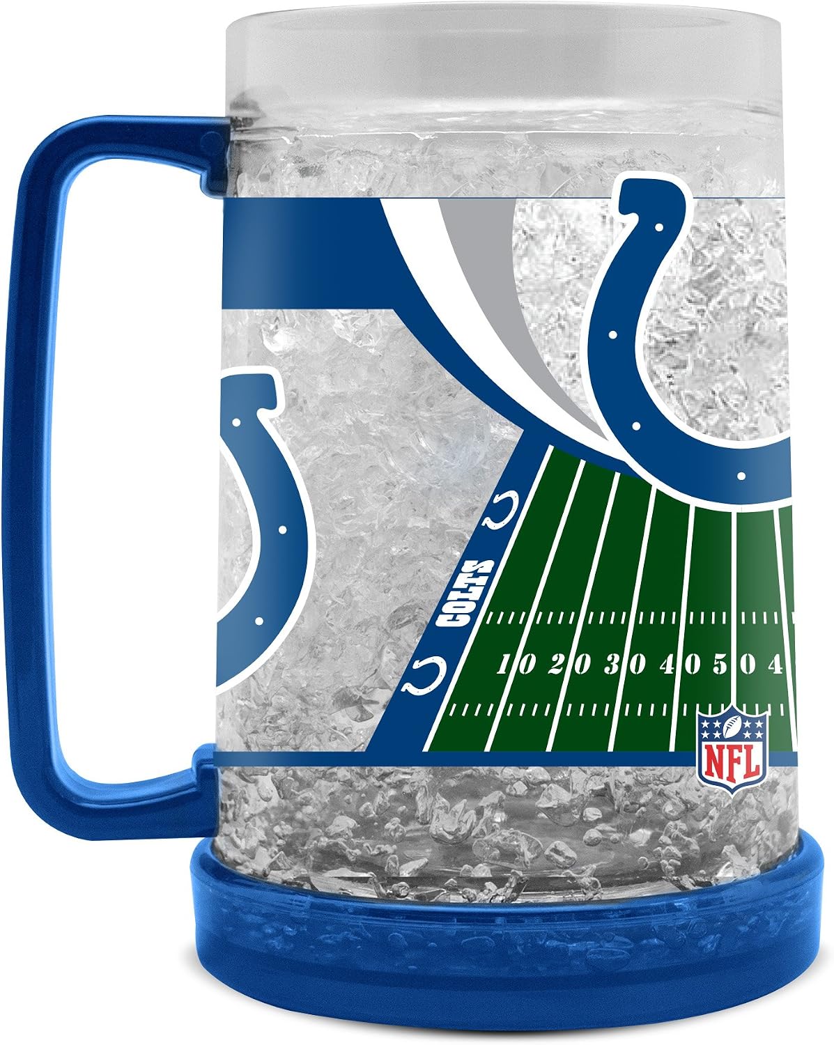 Duck House NFL Crystal Freezer Mug | Double-Wall Insulation for Cold Drinks | Refreezable | BPA-Free | 16oz