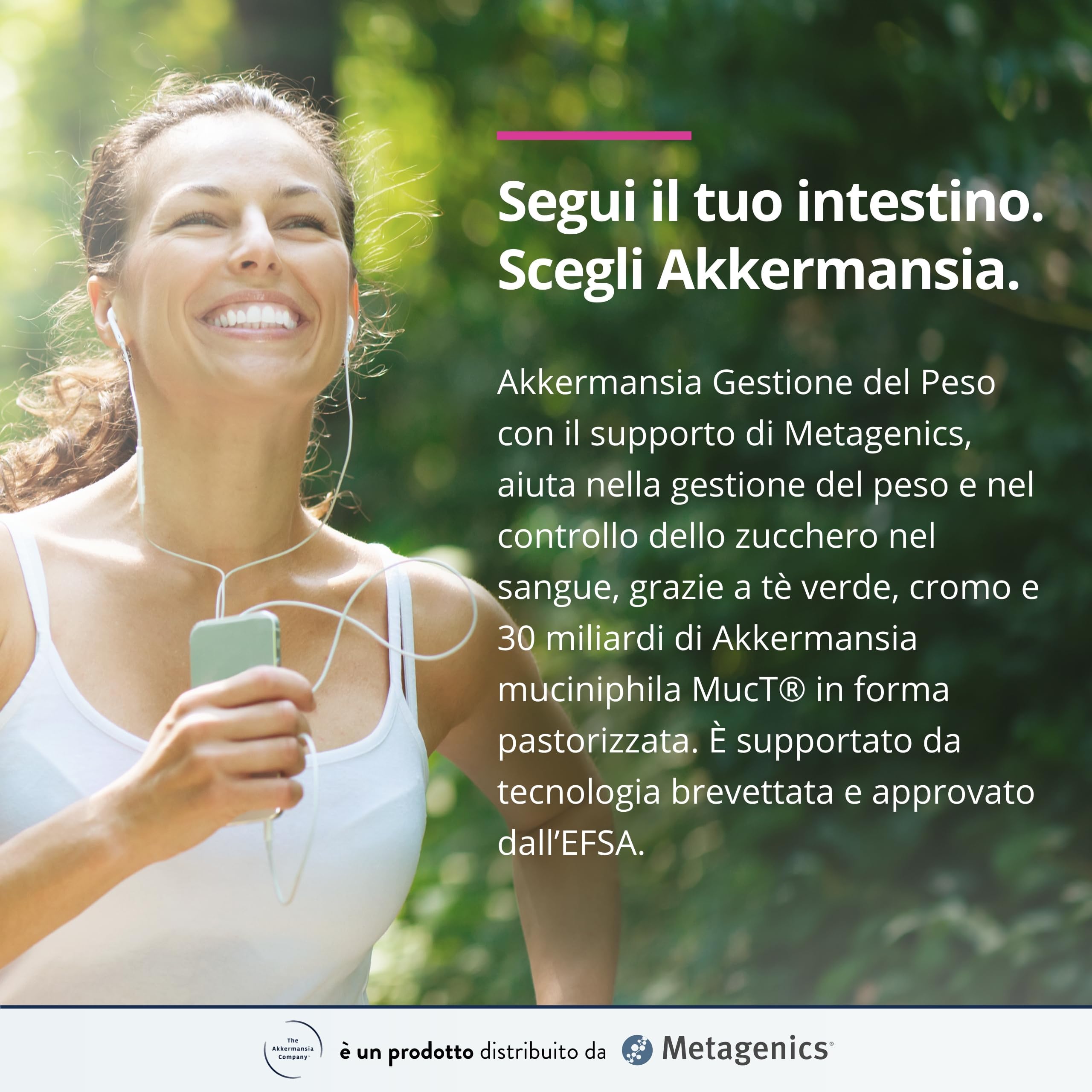 Metagenics Akkermansia Glicemia - Gestione del Peso con Controllo Glicemico - 30 Compresse