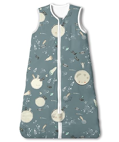 Miniatura 21 de TotAha - Saco de dormir de 6 a 12 meses, TOG 1.0, manta portátil suave acolchada, bolsa de dormir de transición con cremalleras seguras de 2 vías