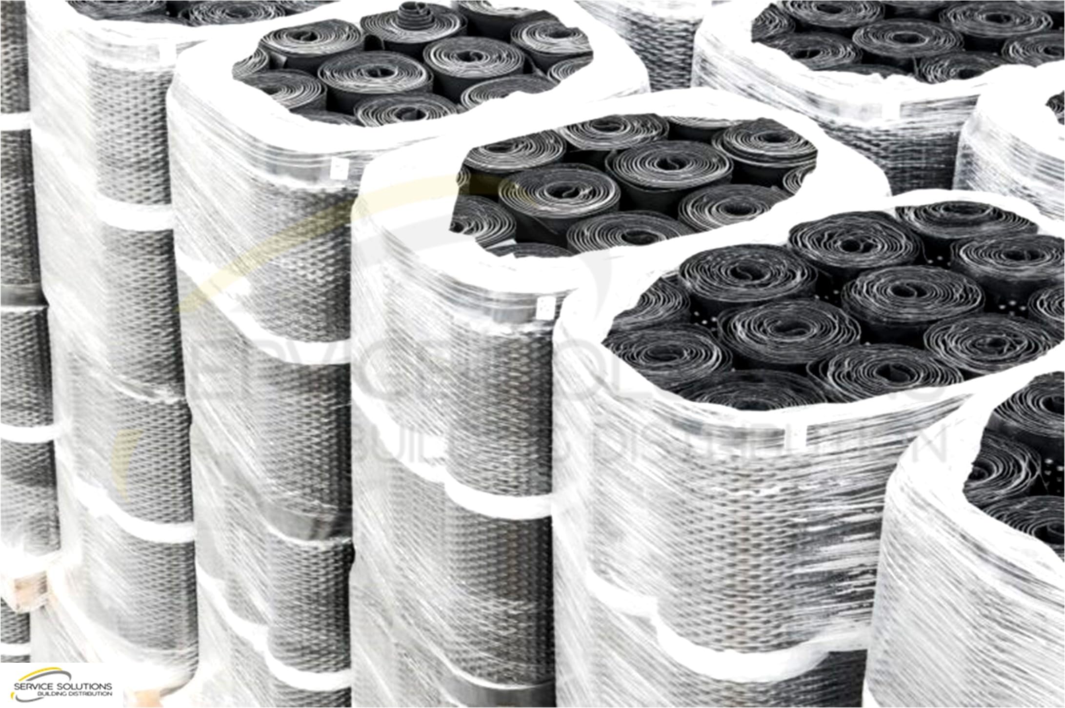 Membrana Bugnata in Polietilene HDPE, Protezione e Drenaggio Muri Interrati, Impermeabilizzazione Fondamenta, Protezione Guaina Fondazioni (H1,50 X 20ML)