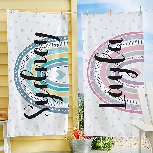 Miniatura 2 de Let's Make Memories Toalla de playa personalizada  Toalla para piscina, vacaciones, vacaciones de primavera, campamento, crucero, 30 pulgadas de