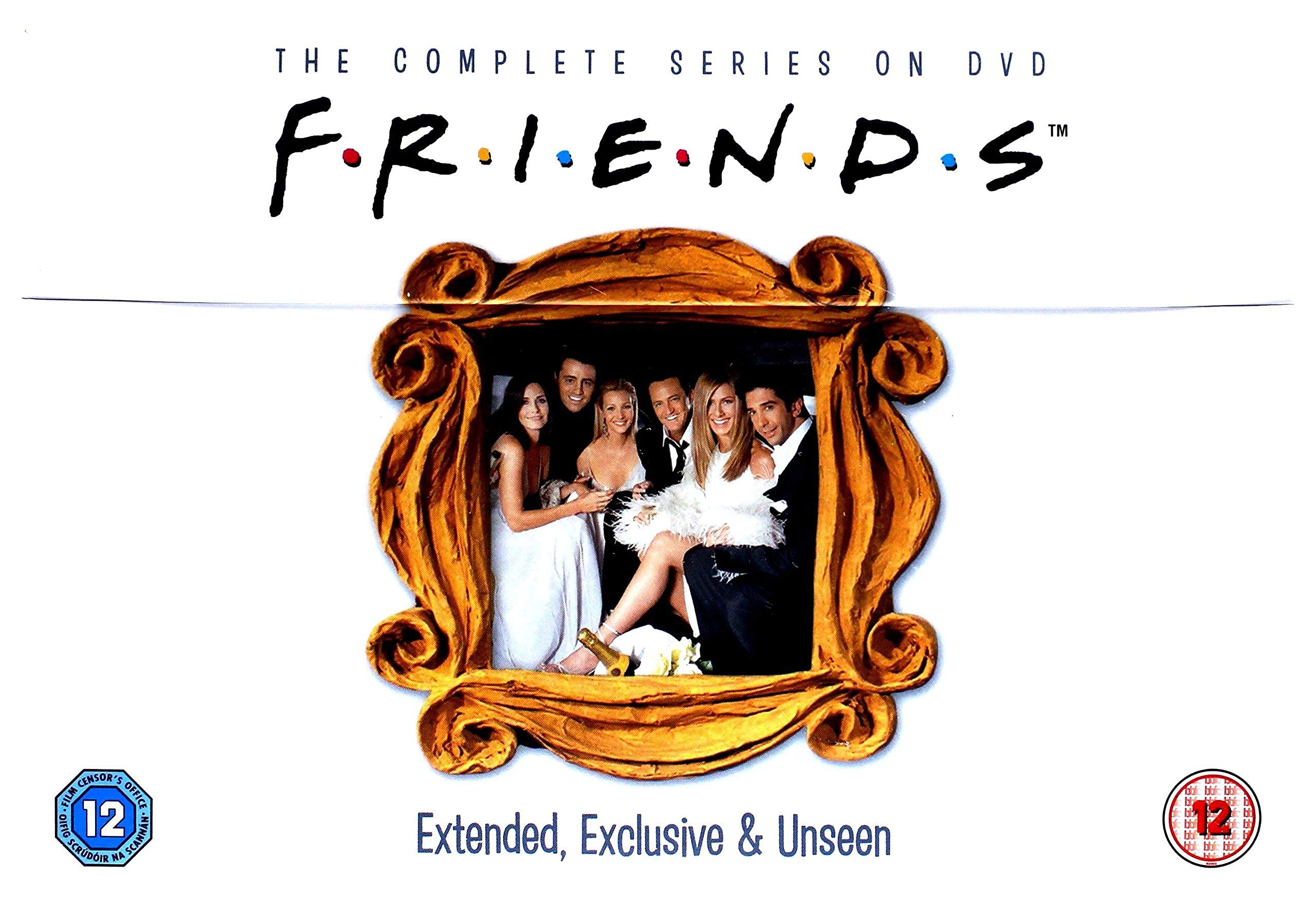 Friends: The Complete Series | DVD | Box Set 1-10 | Extended, Exclusive & Unseen Edition
