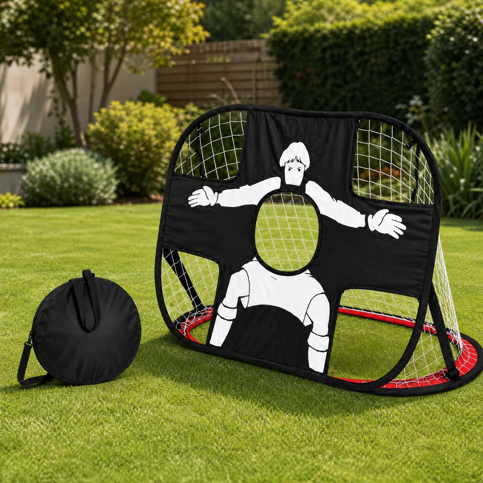 da Calcio Autoapribile Tile da Calcio Pieghevole Salvaspazio per Giardino, Aree Gioco