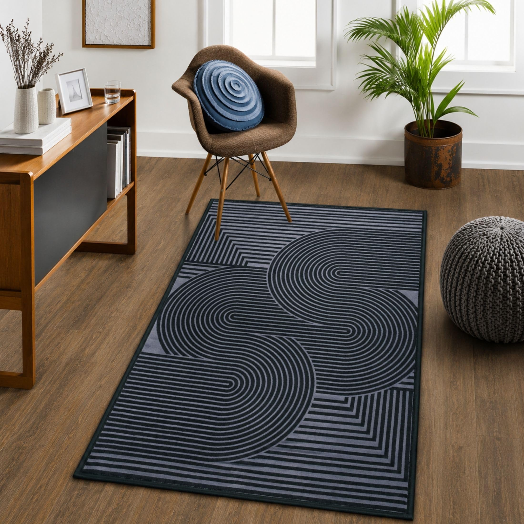 Vintage Digital Print Carpet - Soft Microfiber Rug -11 Vintage Digital Print Carpet - Soft Microfiber Rug -11