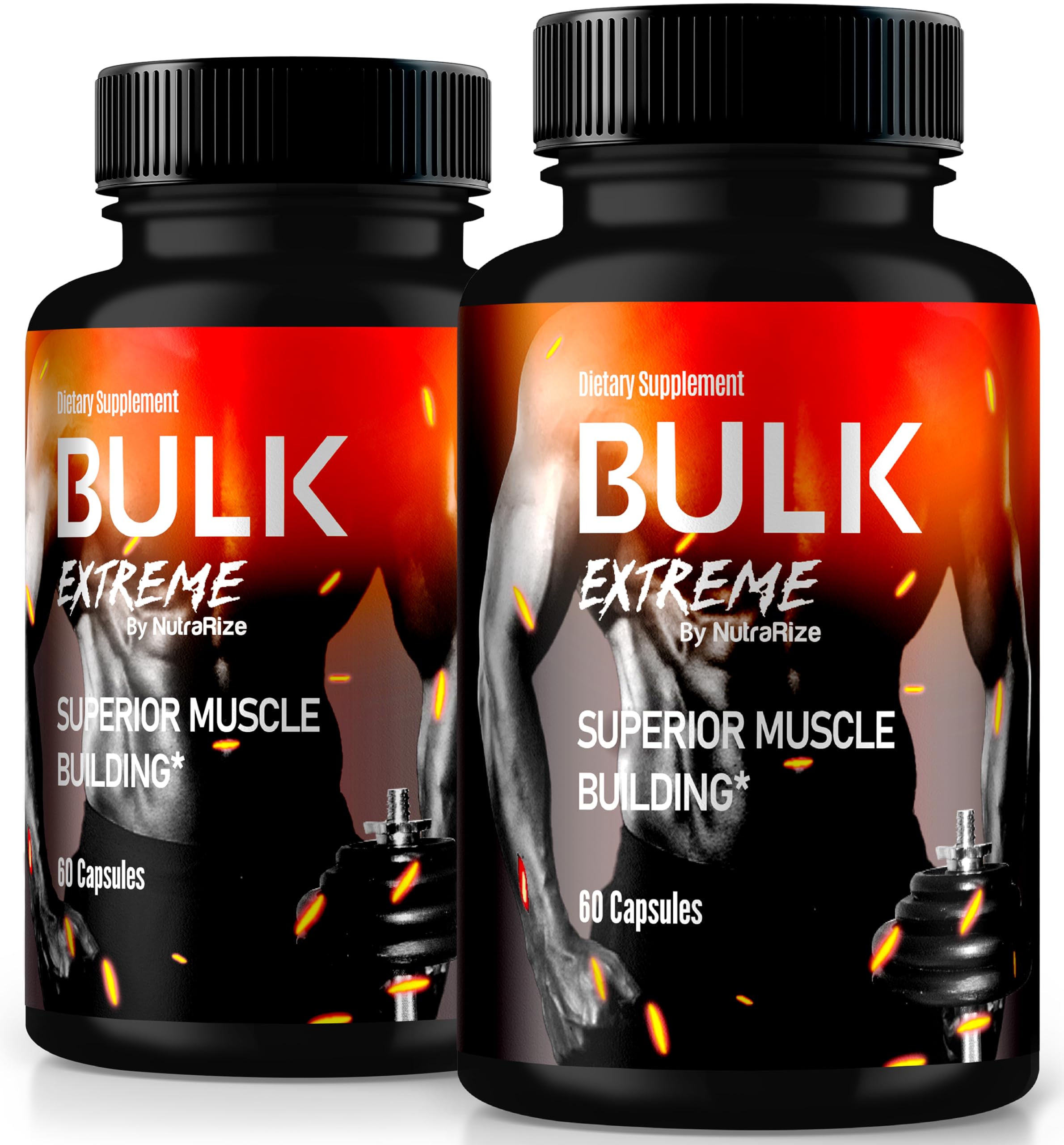 Double Pack Bulk Extreme: 120 Capsules of Superior Muscle Building Formula