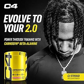Cellucor C4 Original Pre Workout Powder Strawberry Margarita | Vitamin C for Immune Support | Sugar Free Preworkout Energy for Men & Women | 150mg Caffeine + Beta Alanine + Creatine | 60 Servings