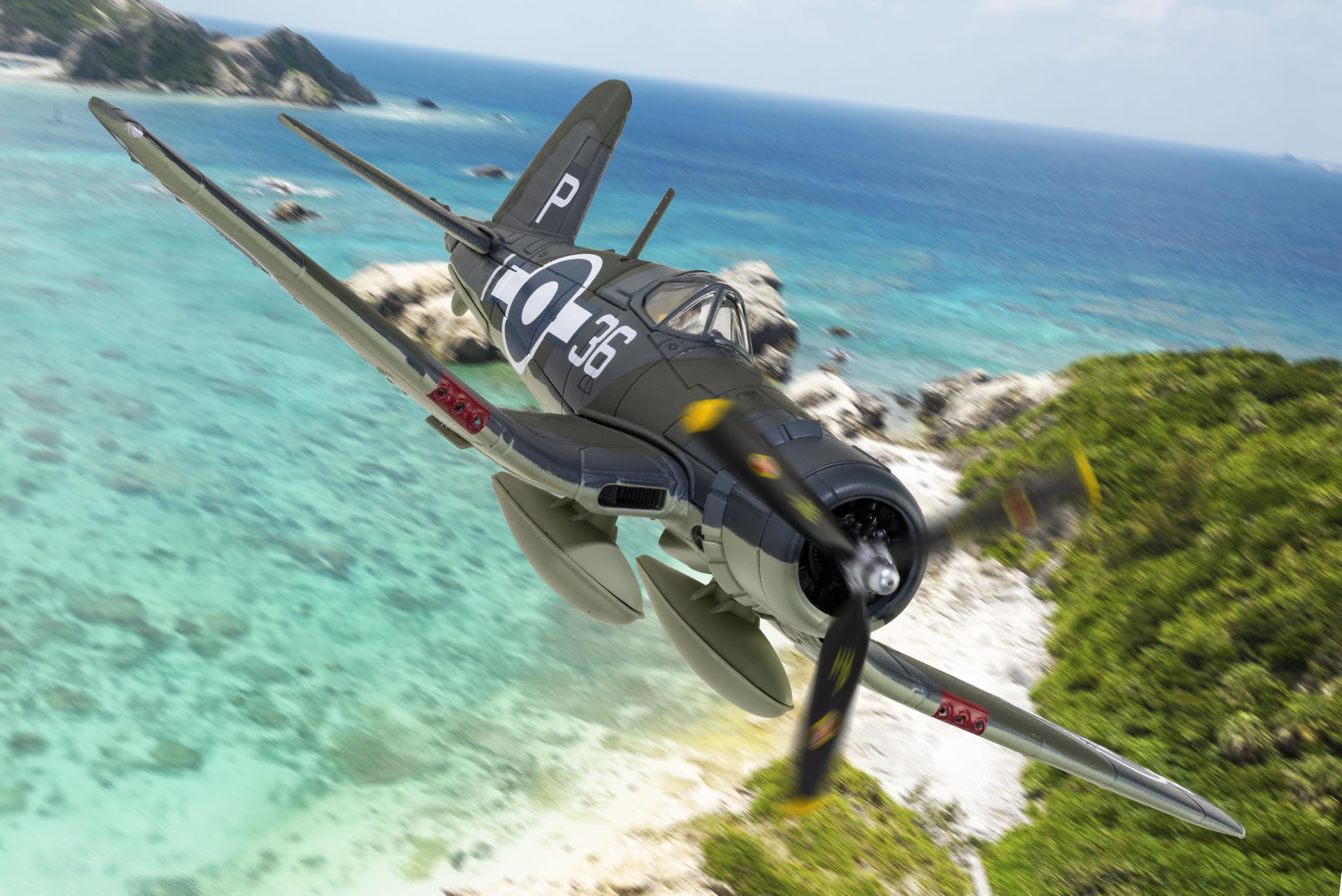 Corgi AA33016 Corsair MkII, JT537, 1836 NAS, Subteniente Donald J Sheppard Aviation Modelo Fundido a presión