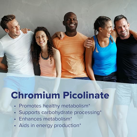 Superior Source Chromium Picolinate - Supplement Formula Supports Healthy Sugar Metabolism - 500 mcg, 50 Instant Dissolve Tablets