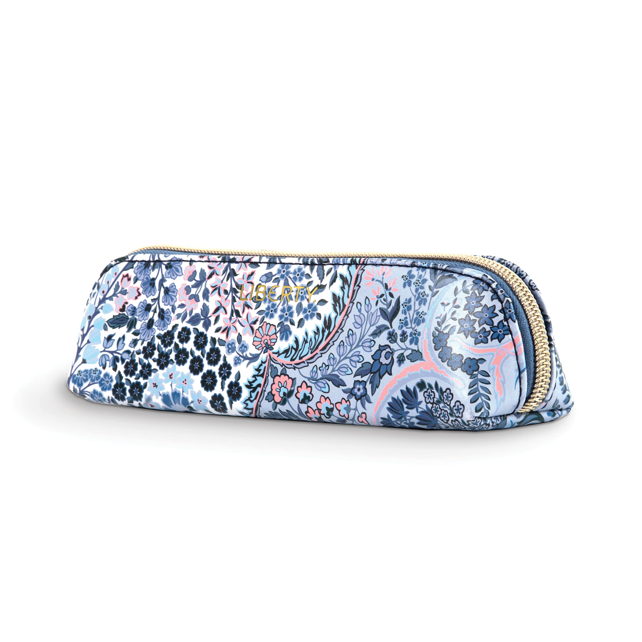 Liberty Tanjore Gardens Pencil Case, Gold - Image 3