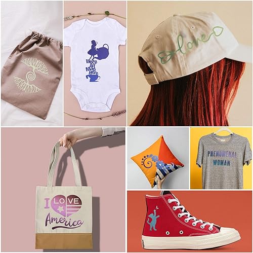 Miniatura 2 de HTVRONT - Rollo de vinilo de transferencia de calor efecto camaleón, 12 pulgadas x 10 pies, vinilo para planchar sobre camisetas, hojas de vinilo de