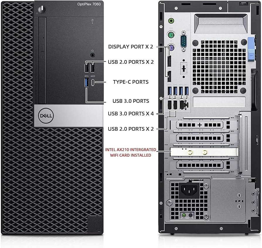 Amazon.com: Dell OptiPlex 7060 Tower Computers Desktop Computer Amazon.com: Dell OptiPlex 7060 Tower Computers Desktop Computer