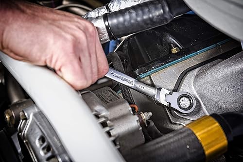 Miniatura 8 de GEARWRENCH Llave combinada de trinquete de cabeza flexible de 12 puntos, 516" - 9705