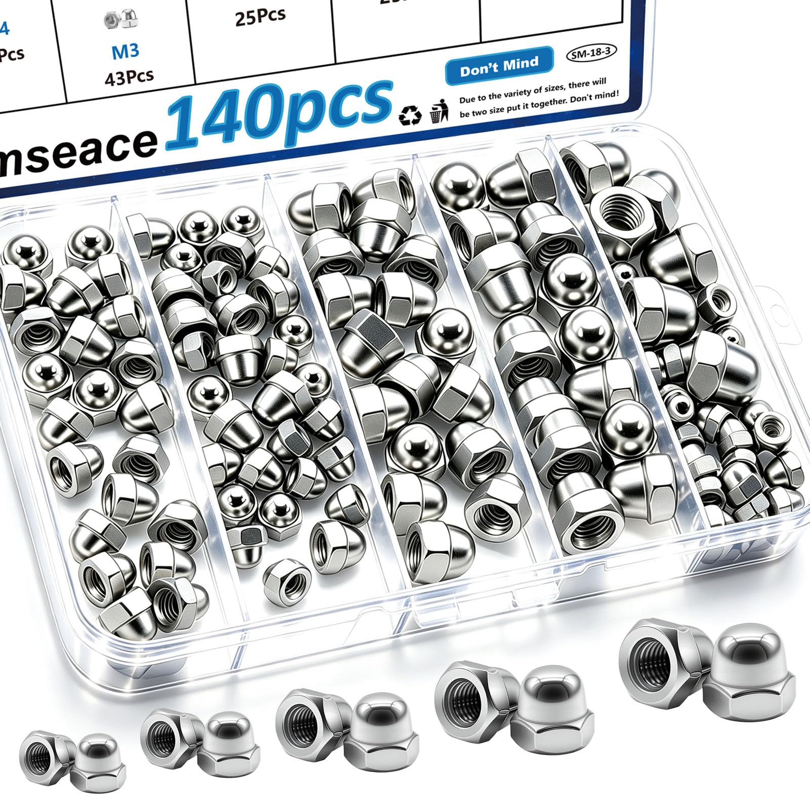 Acorn Nut Covers - Protect Your Hardware -10 Acorn Nut Covers - Protect Your Hardware -10