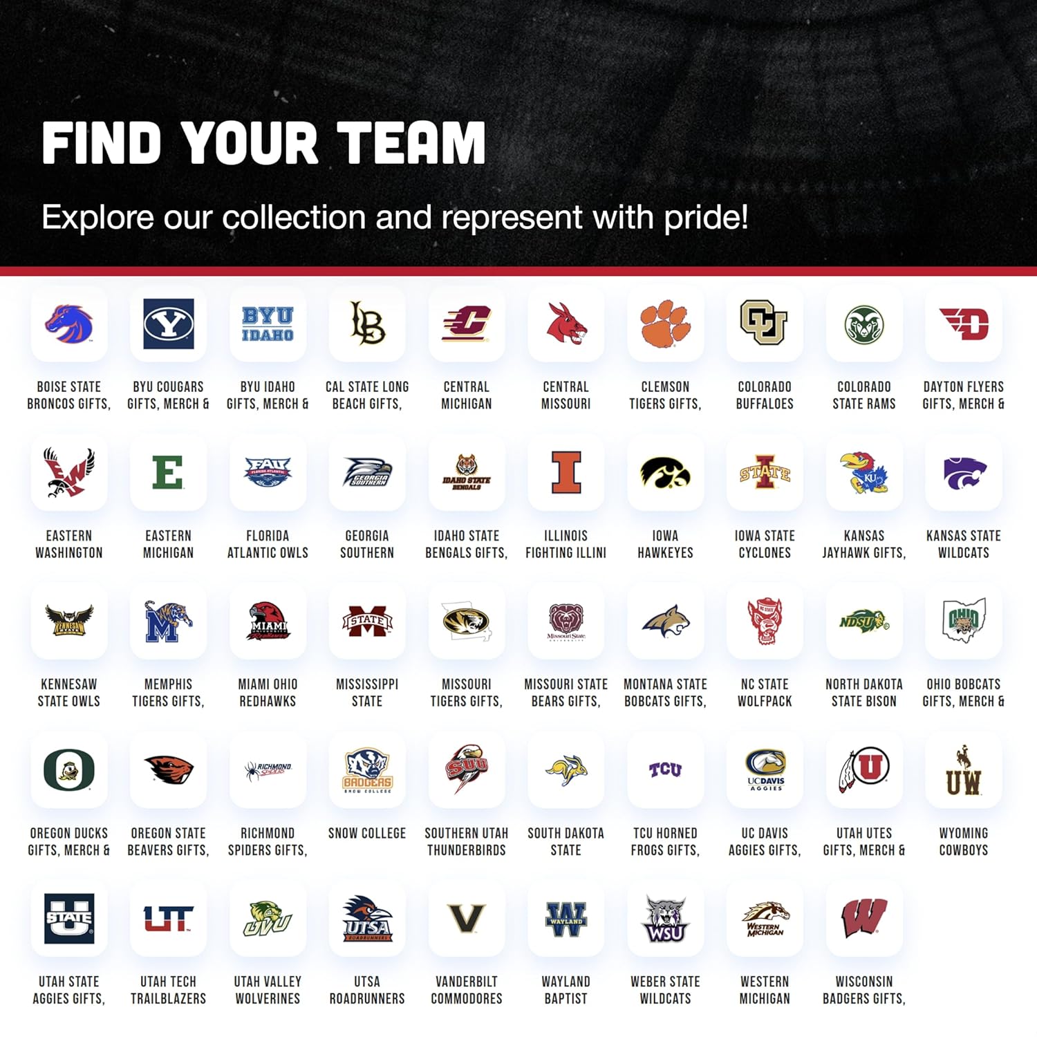 Fan Frenzy Gifts University Officially Licensed Fan Necklace - Image 8