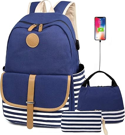 lunch bolsa and backpack set