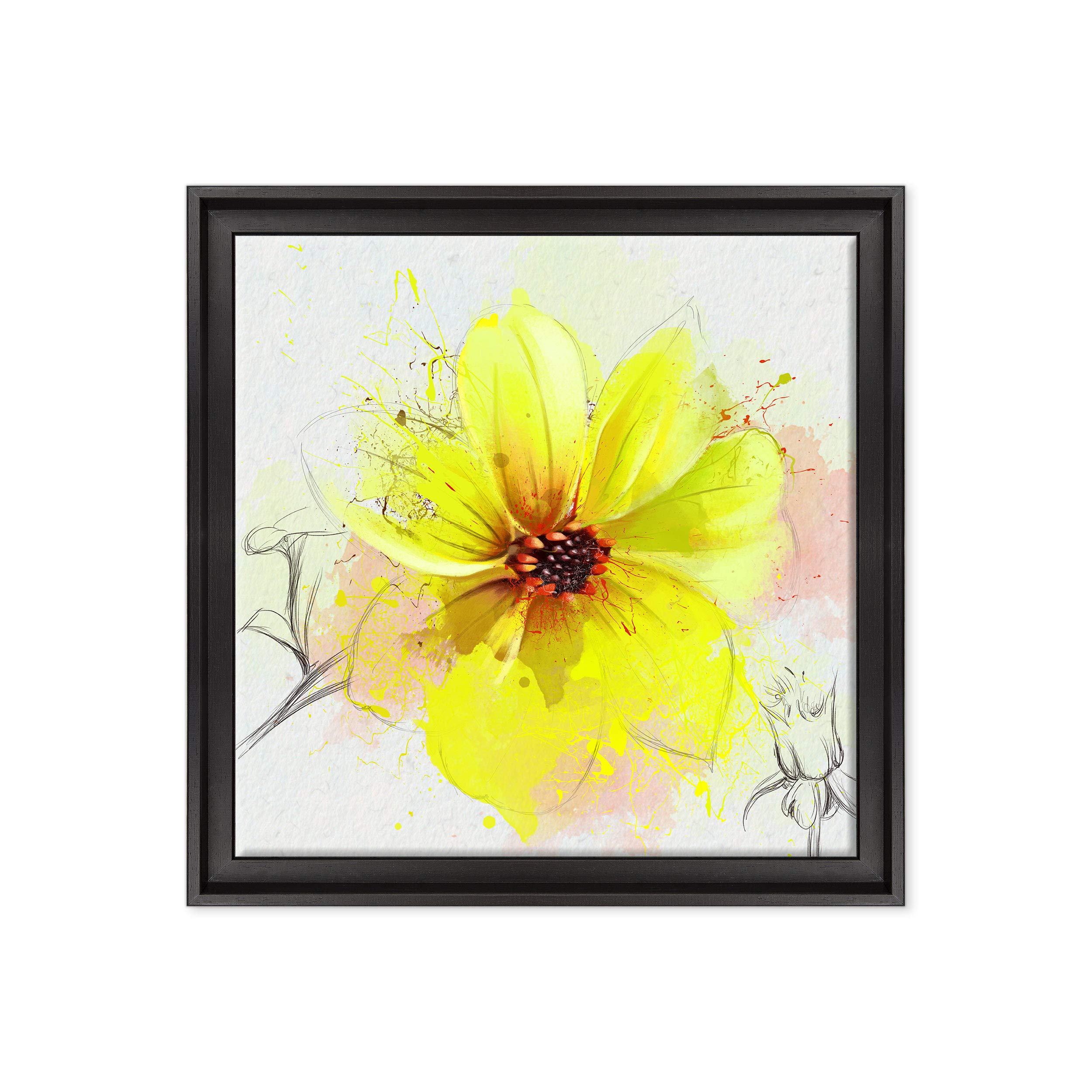 Quadro Tela Vincent Van Gogh - Fiori Di Mandorlo 140x100 Cm Con Telaio In Legno