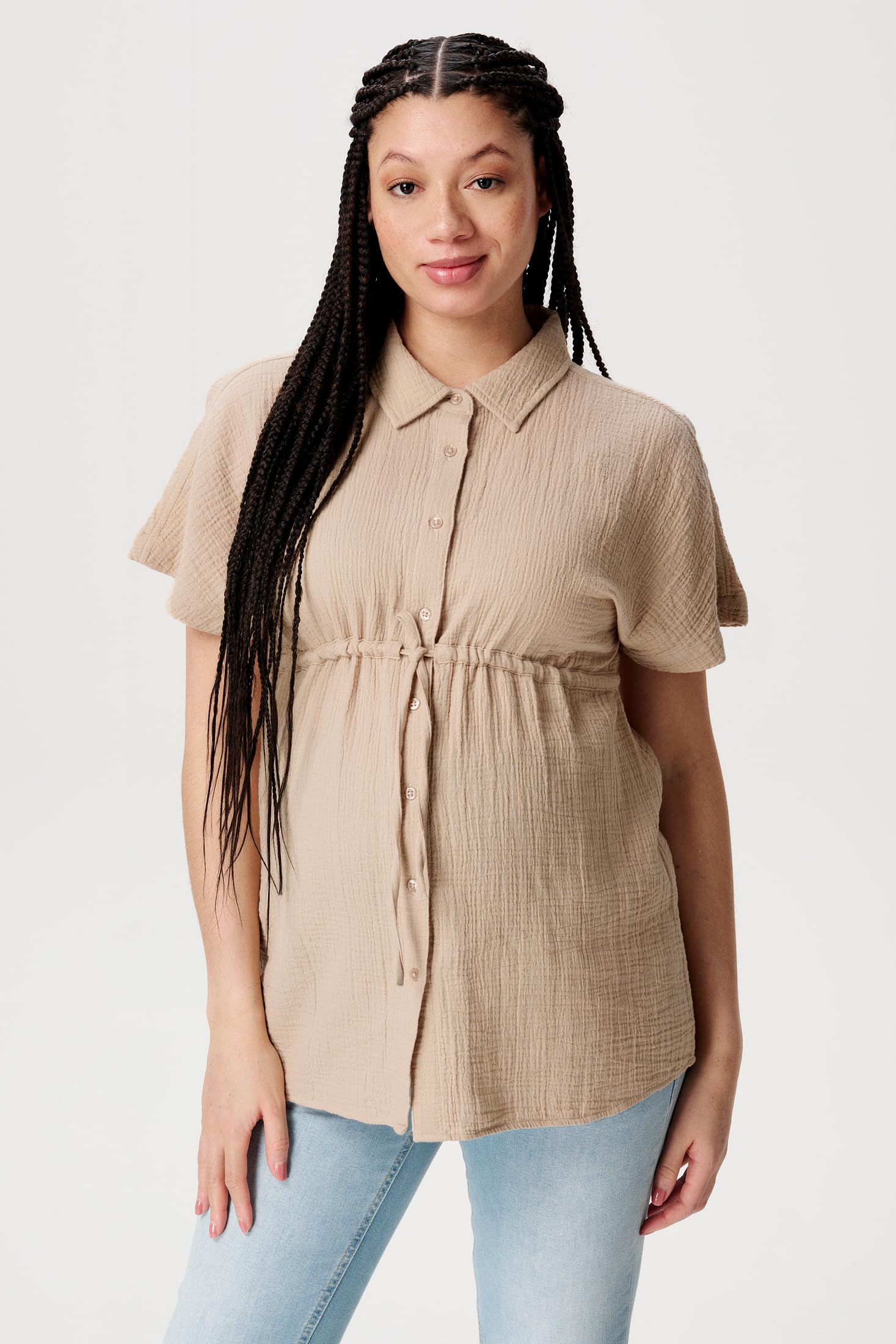 Noppies Bluzka Kobiety Jarra Nursing Bluuse Short Sleeve