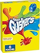 Gushers Fruit Flavored Snacks, Tropical, Gluten Free, 0.8 oz, 6 ct